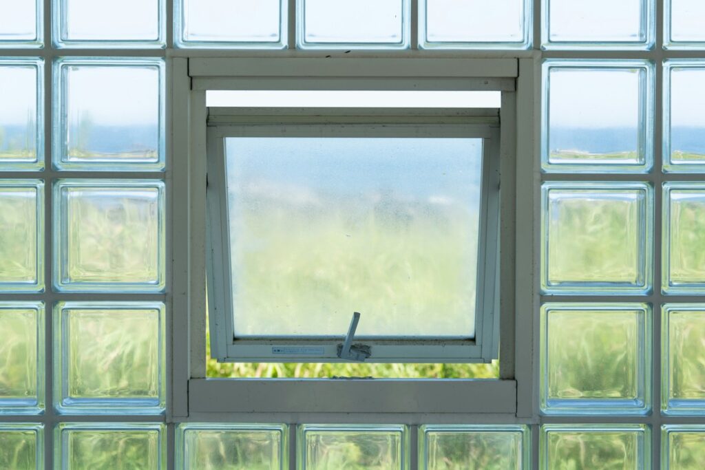 Open residential window with clear view after home window tinting in Old Bridge NJ